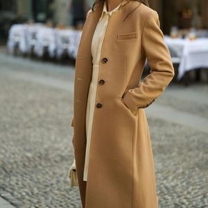 Gaala Paris Alexandre wool camel coat